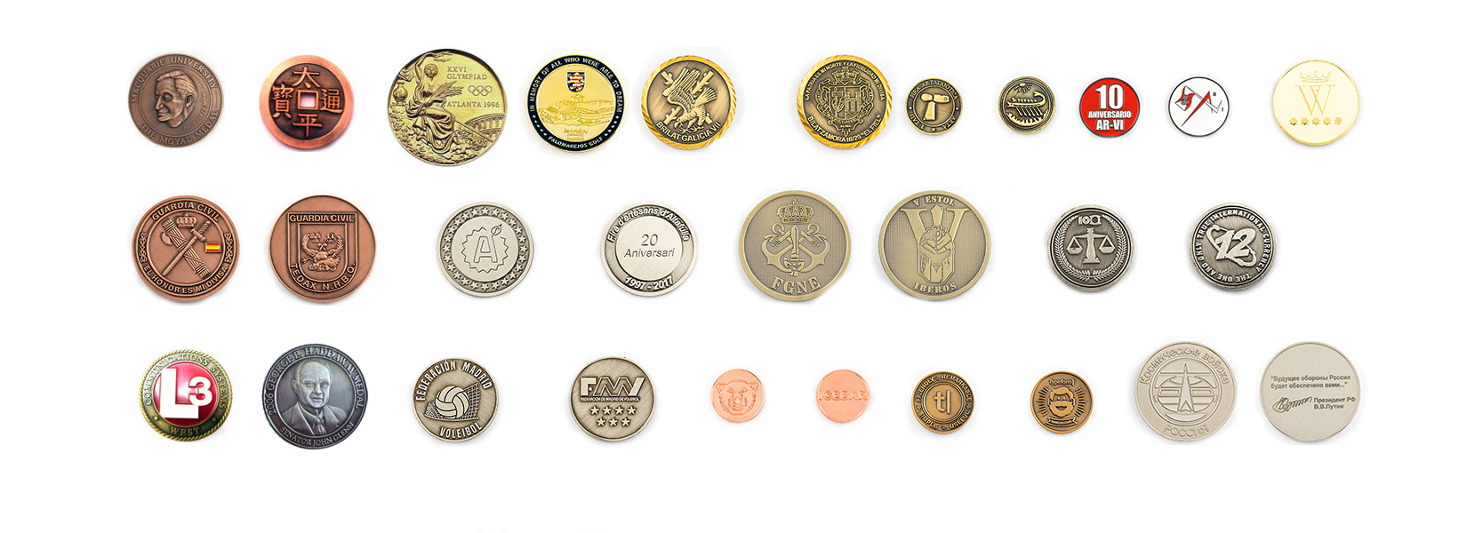 monedas personalizadas
